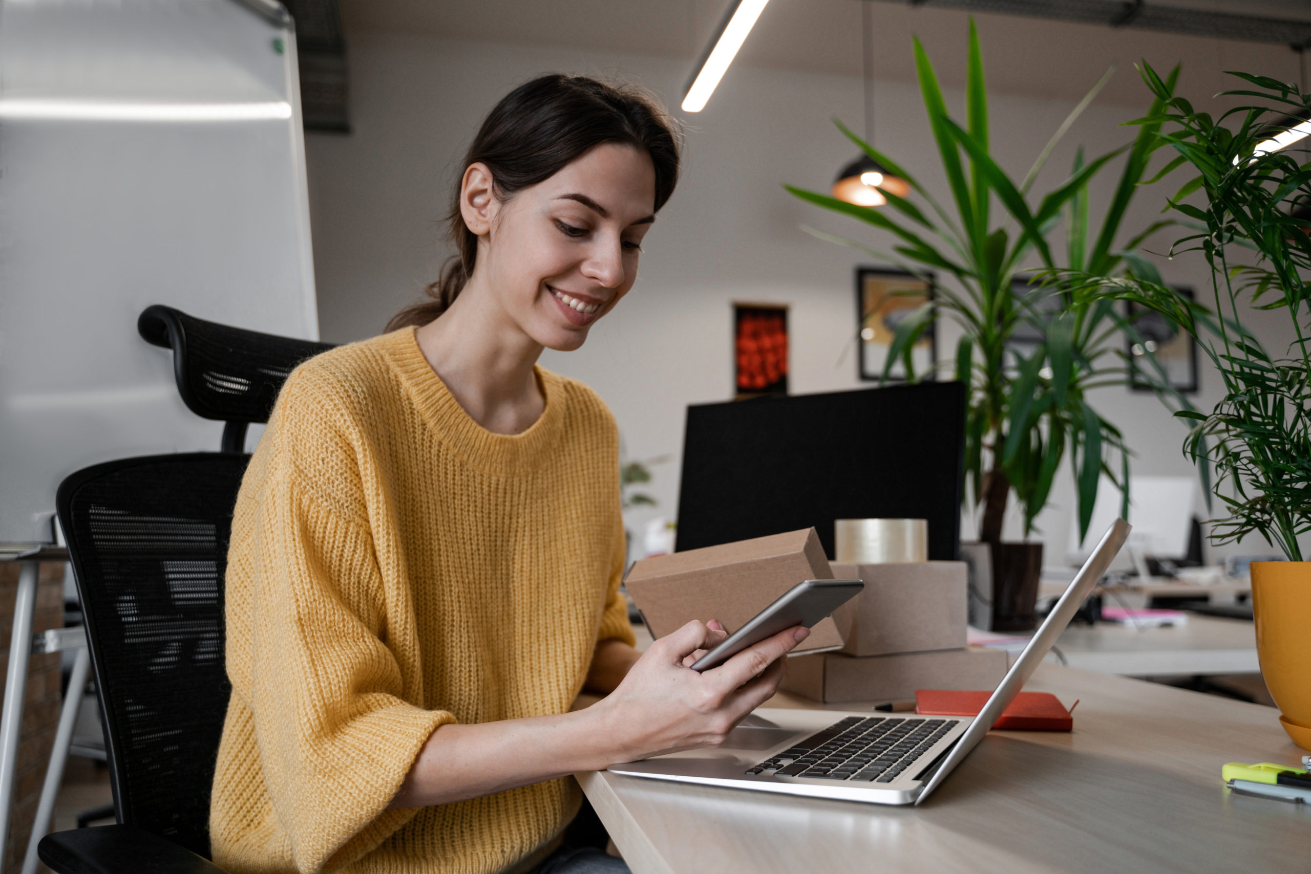 Young Female Professional at Work